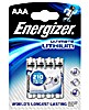  AAA Energizer Ultimate LITHIUM LR03/FR03  (4 /) 